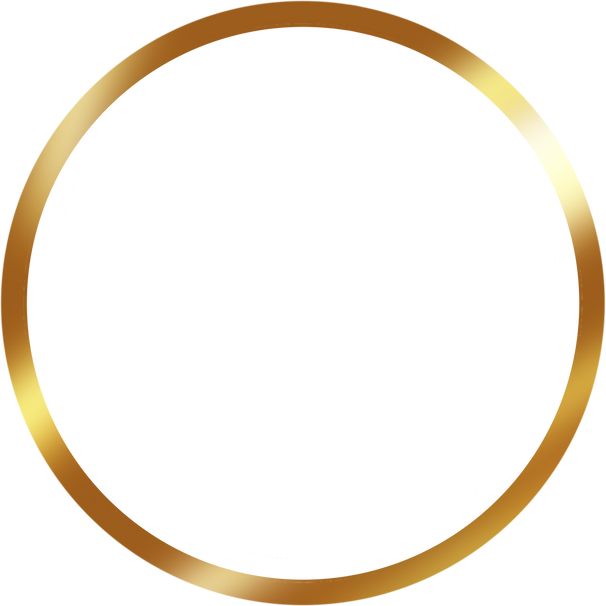 Gold Circle Shape